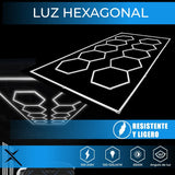 Luz Para Techo Hexagonal Industrial 656w 483.5x244.7cm