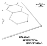 Luz Para Techo Hexagonal Industrial 656w 483.5x244.7cm