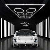 Luz Para Techo Hexagonal Industrial 656w 483.5x244.7cm