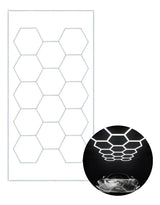 Luz Para Techo De Panel Hexagonal De 696w 483.5x244.7cm