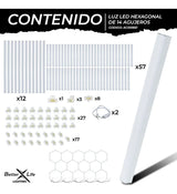 Luz Para Techo De Panel Hexagonal De 696w 483.5x244.7cm