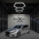 Luz Led Hexagonal De Techo Better Life 128w 234.7x93cm