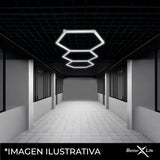 Luz Led Hexagonal De Techo Better Life 128w 234.7x93cm