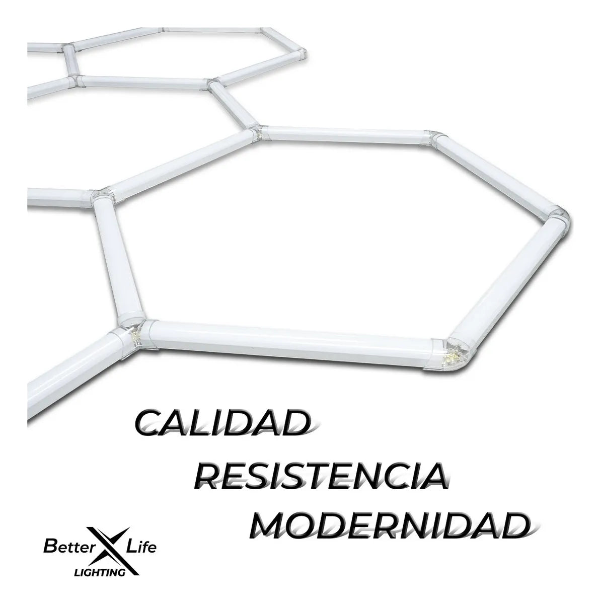 Luz Hexagonal Led Better Life De Techo 192w 226.5x157.7cm