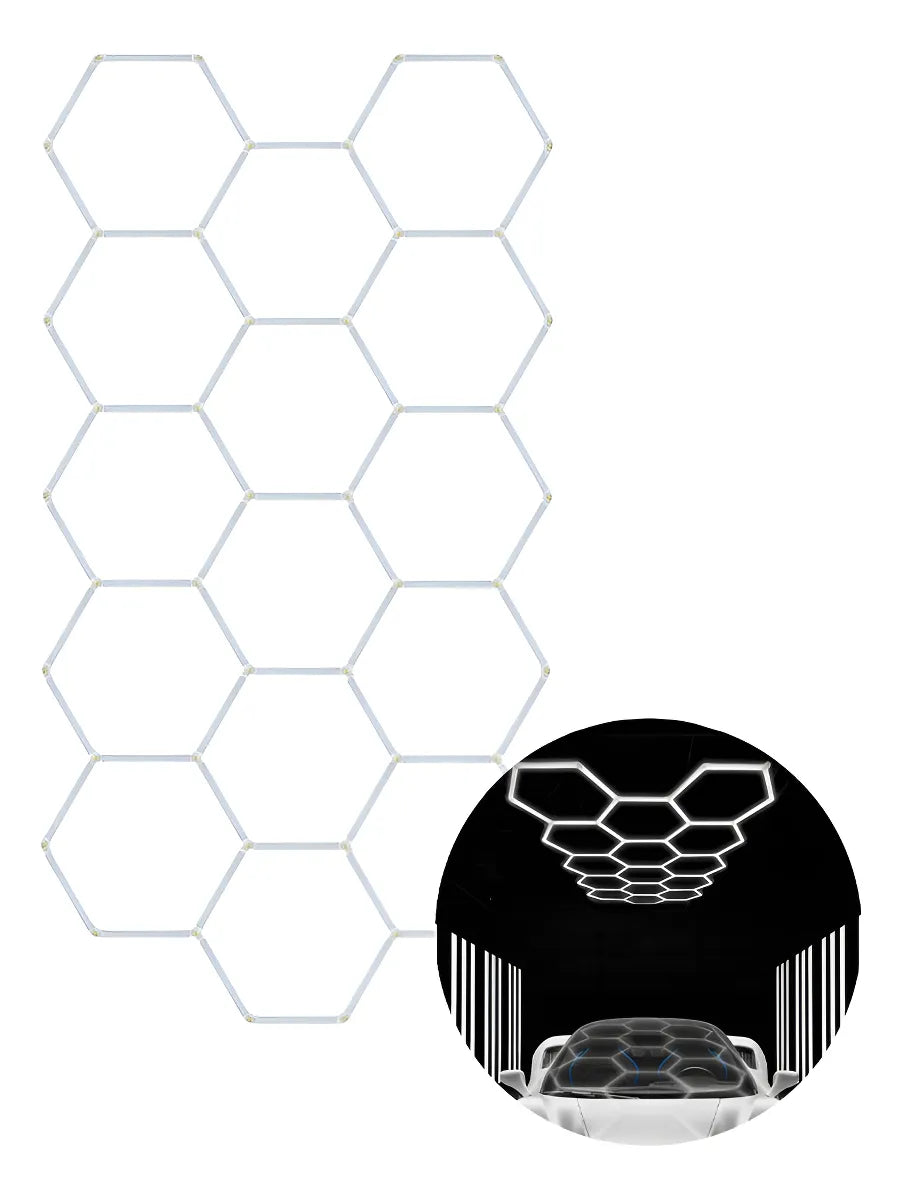Lampara Para Techo De 480w Hexagonal De 427.4x226.5cm