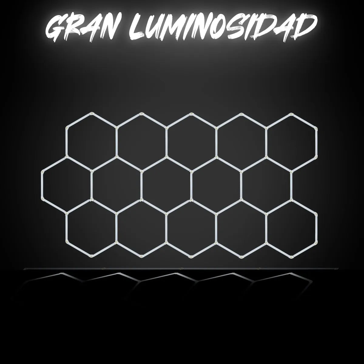 Lampara Para Techo De 480w Hexagonal De 427.4x226.5cm
