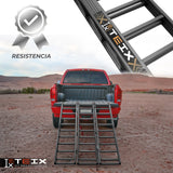 RAMPA PLEGABLE ALUMINIO DE TRI FOLD PARA ATV Y MOTO 680KG 216X137 NEGRO AB7