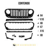 PARRILLA CONVERSIÓN PARA JEEP WRANGLER JL 2018 - 2023 A JEEP WRANGLER JL 2024