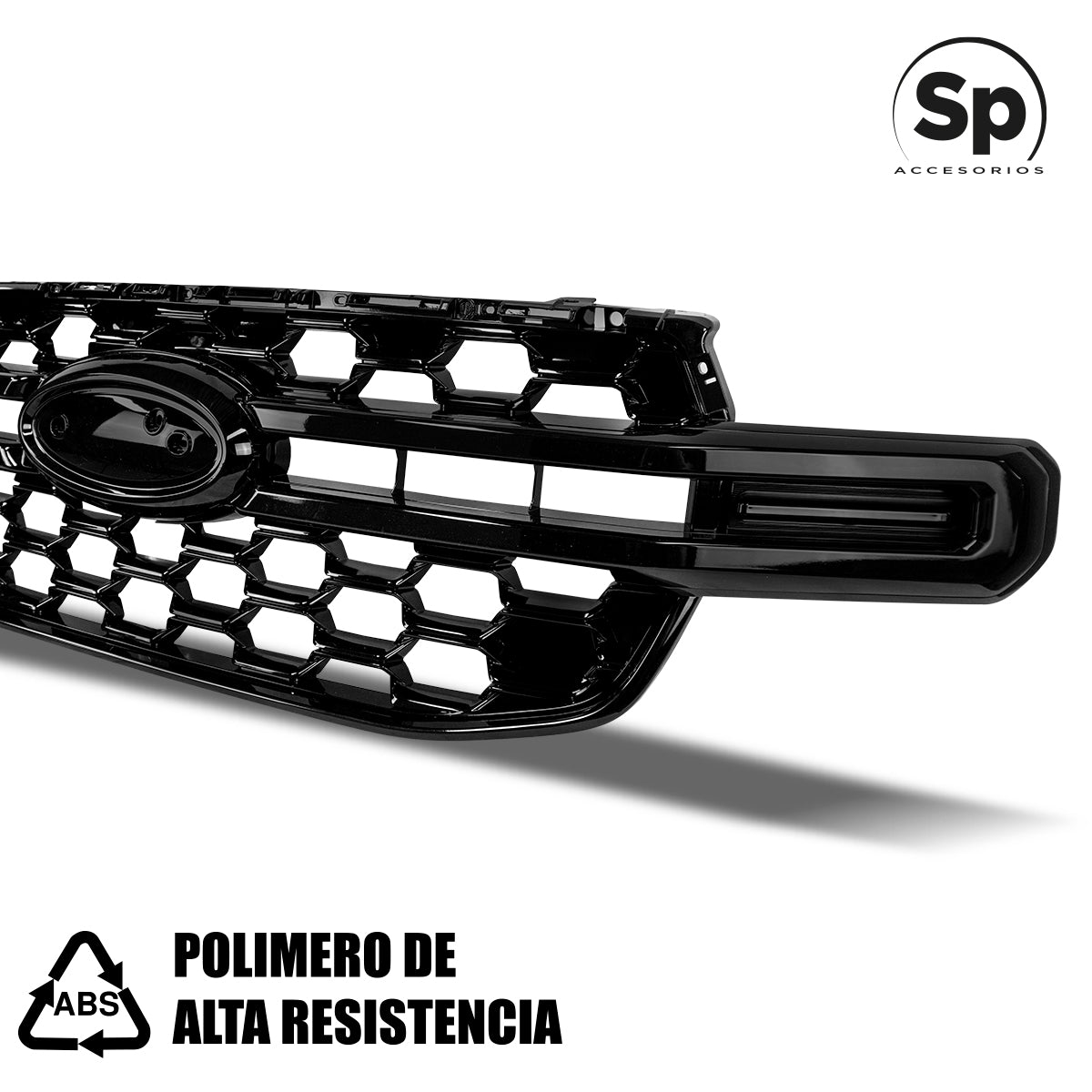 PARRILLA CON BANDA LUZ LED PARA FORD RANGER LINEA NUEVA 2024