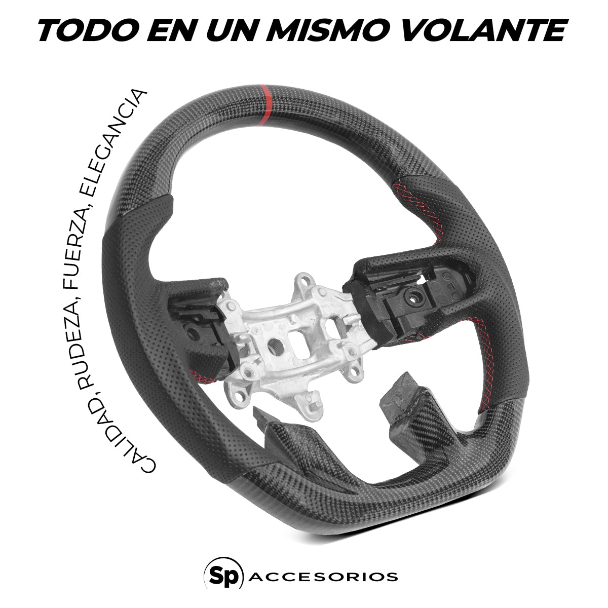 VOLANTE DE FIBRA DE CARBONO PARA RAM 1500 TRX 2019+