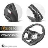 VOLANTE DE FIBRA DE CARBONO PARA FORD LOBO F-150 2015 - 2020