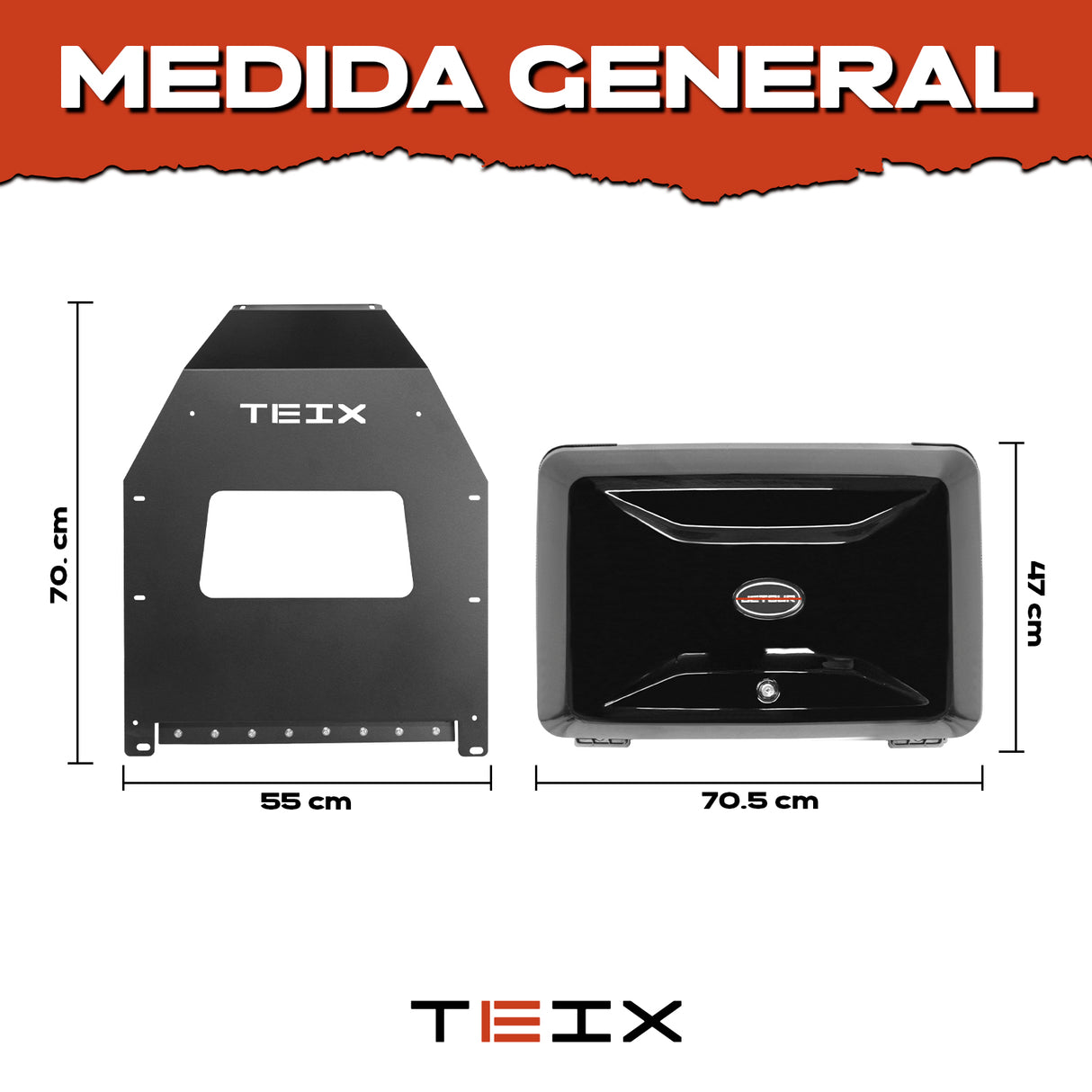 Caja Reforzada Con Kit De Instalación Para Jetour T2 2024+
