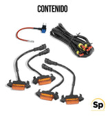 Set De Luz Para Parrilla Ambar Para Toyota Tacoma 2016-2019 Conector Hembra Y Macho De 2 Pines (plug & Play) Amarillo Ambar