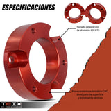 KIT DE ELEVACION TEIX TOYOTA TACOMA 4 RUNNER 2.5" DELANTERO 2005-2019