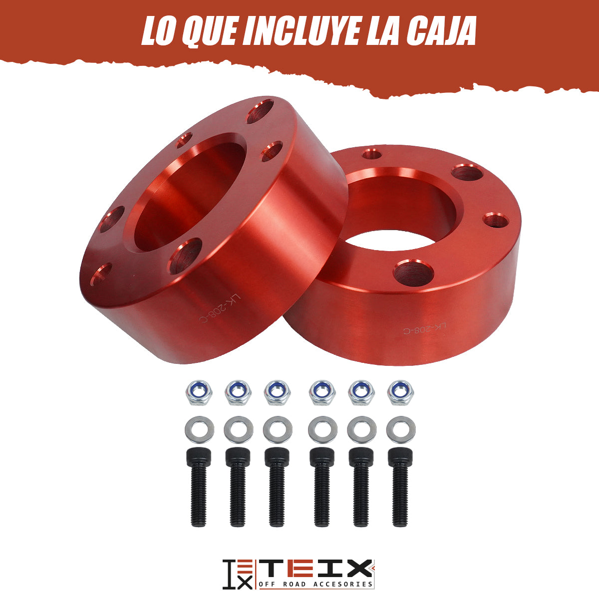 KIT DE ELEVACION CHEVROLET GMC SILVERADO/SIERRA 1500 3PULGADAS DELANTERO 2007-2019