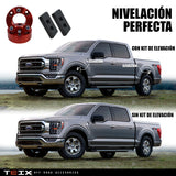 KIT DE ELEVACION TEIX PARA F-150 2004-2019 3 PULG DEALNTERO + 1 PULG TRASERO 4WD