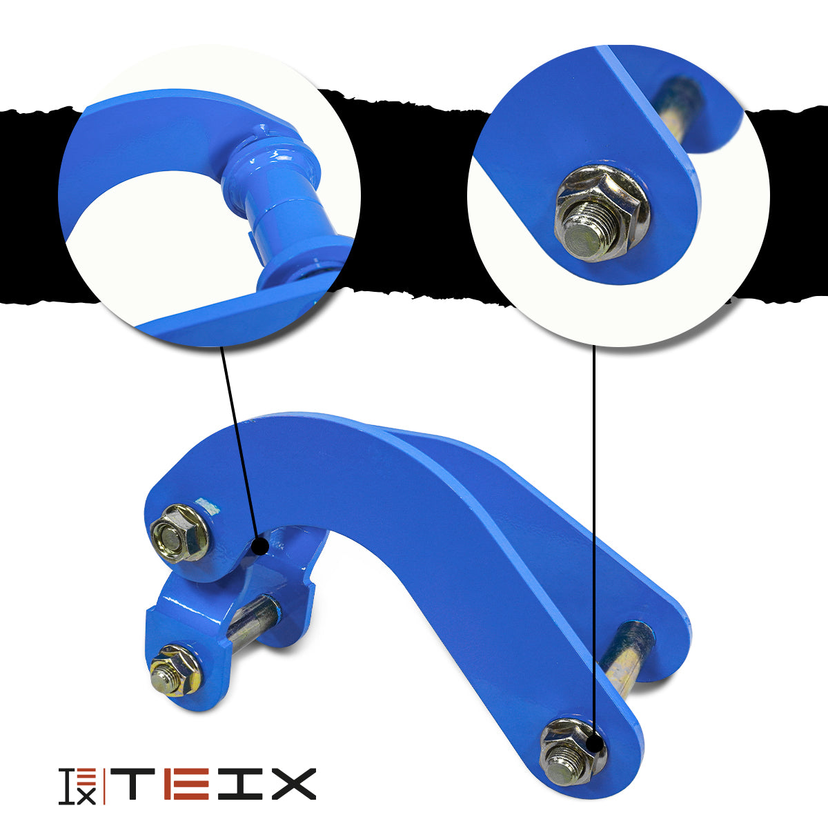 COLUMPIOS TEIX PARA FORD RANGER PX 2012-2019 1 PULGADA TRASERO