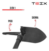 Pala Teix Off Road Multifuncional Portátil Con Bolsa