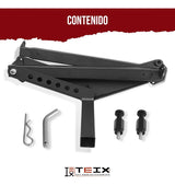Tubo De Enganche Para Hamaca 2in Teix Off Road  Negro / Teix
