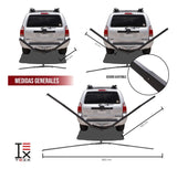 Tubo De Enganche Para Hamaca 2in Teix Off Road  Negro / Teix