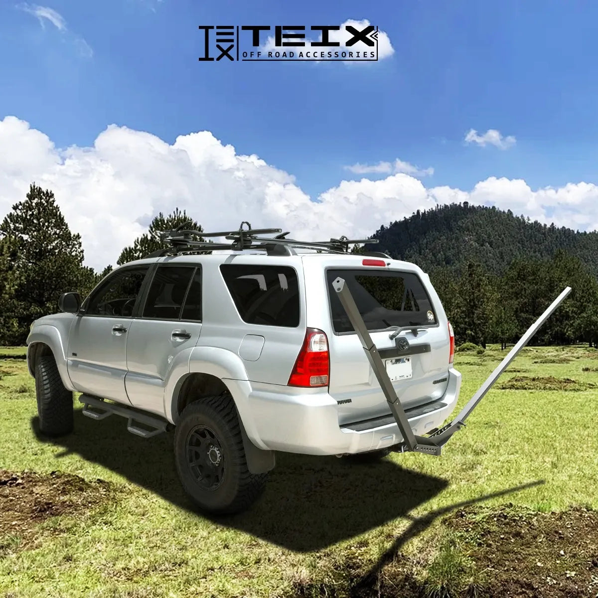 Tubo De Enganche Para Hamaca 2in Teix Off Road  Negro / Teix