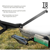 Tubo De Enganche Para Hamaca 2in Teix Off Road  Negro / Teix