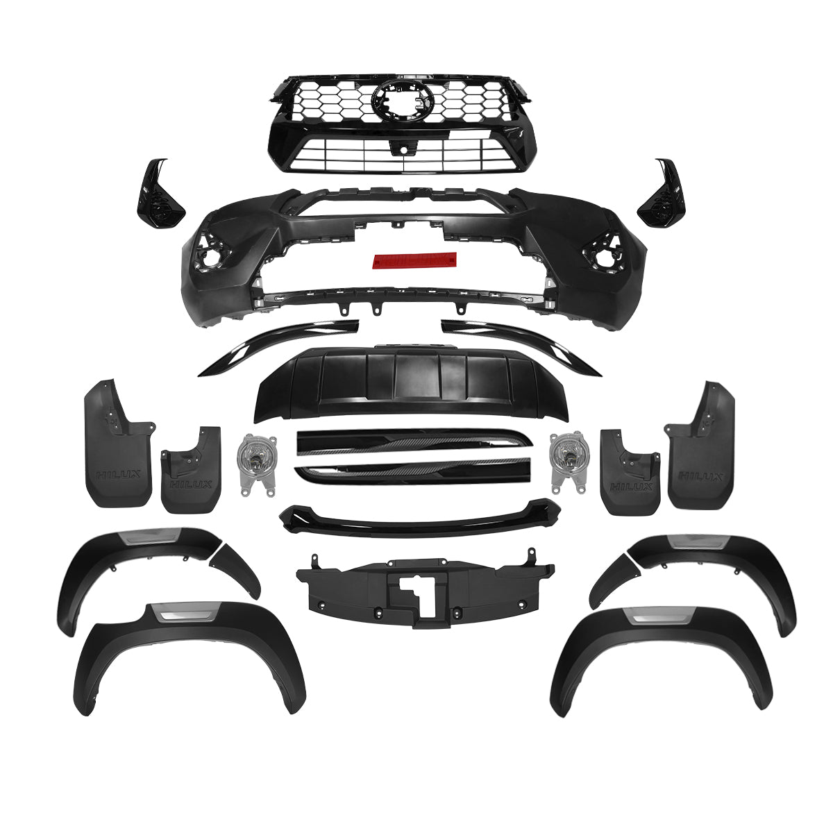 Body kit de Conversión Hilux 2021-2024 A Edición Z Kit Con Cantoneras