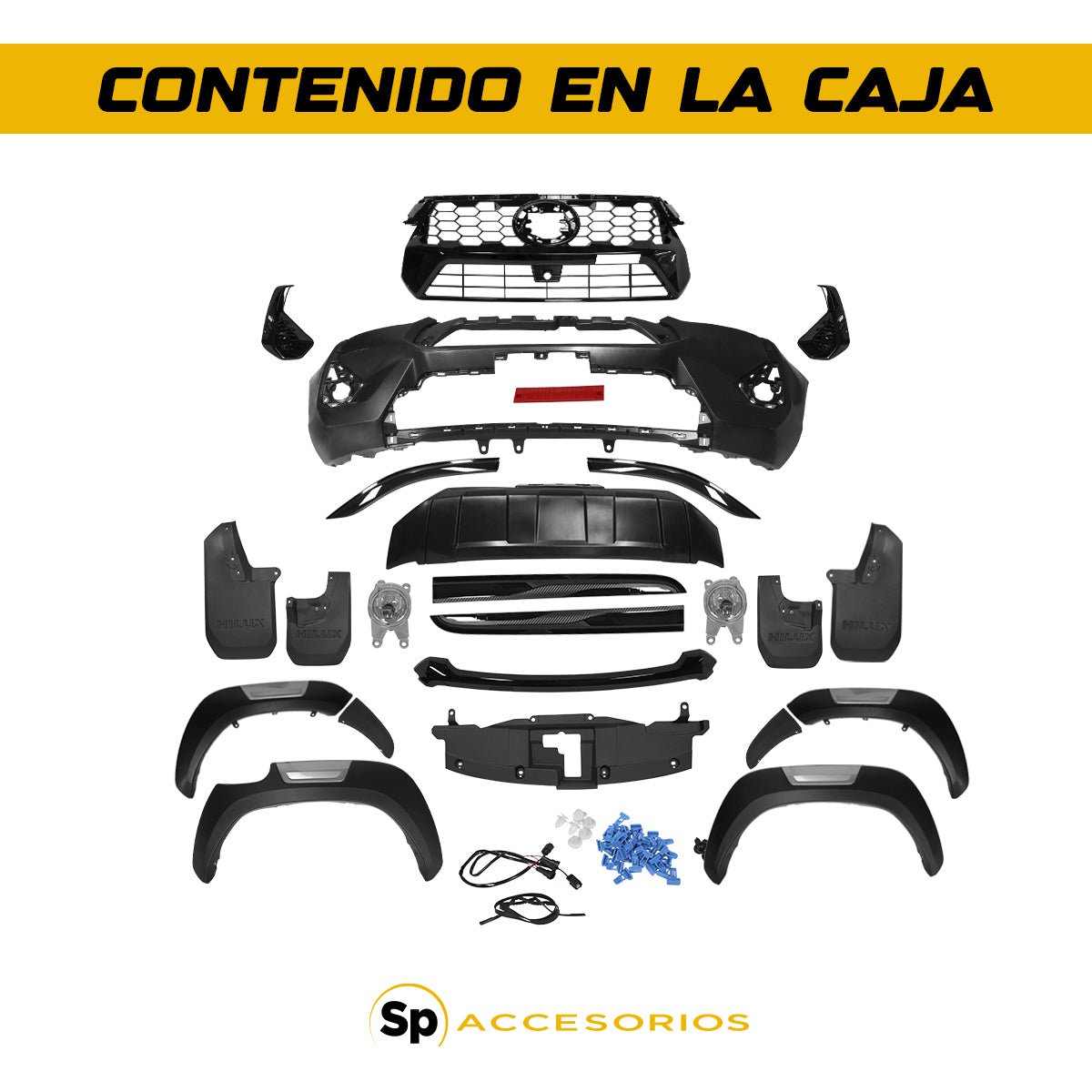 Body kit de Conversión Hilux 2021-2024 A Edición Z Kit Con Cantoneras