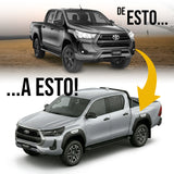Body kit de Conversión Hilux 2021-2024 A Edición Z Kit Con Cantoneras