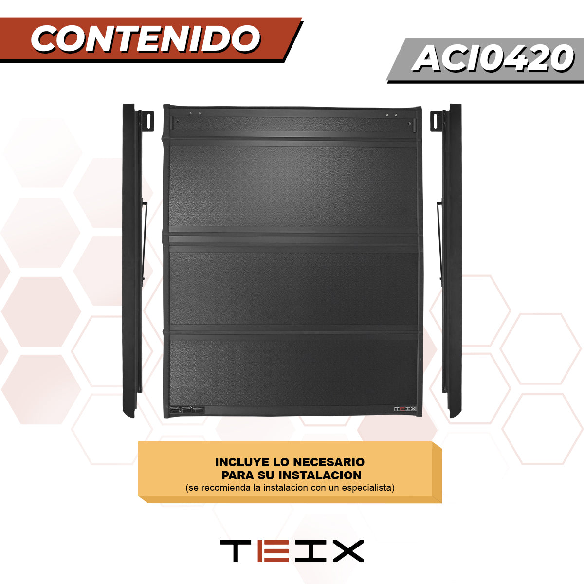 TAPA FLEXI4 FOLD TEIX CHEVROLET SILVERADO CHEYENNE 1500 DOB CAB 5.8'  2019/2025+