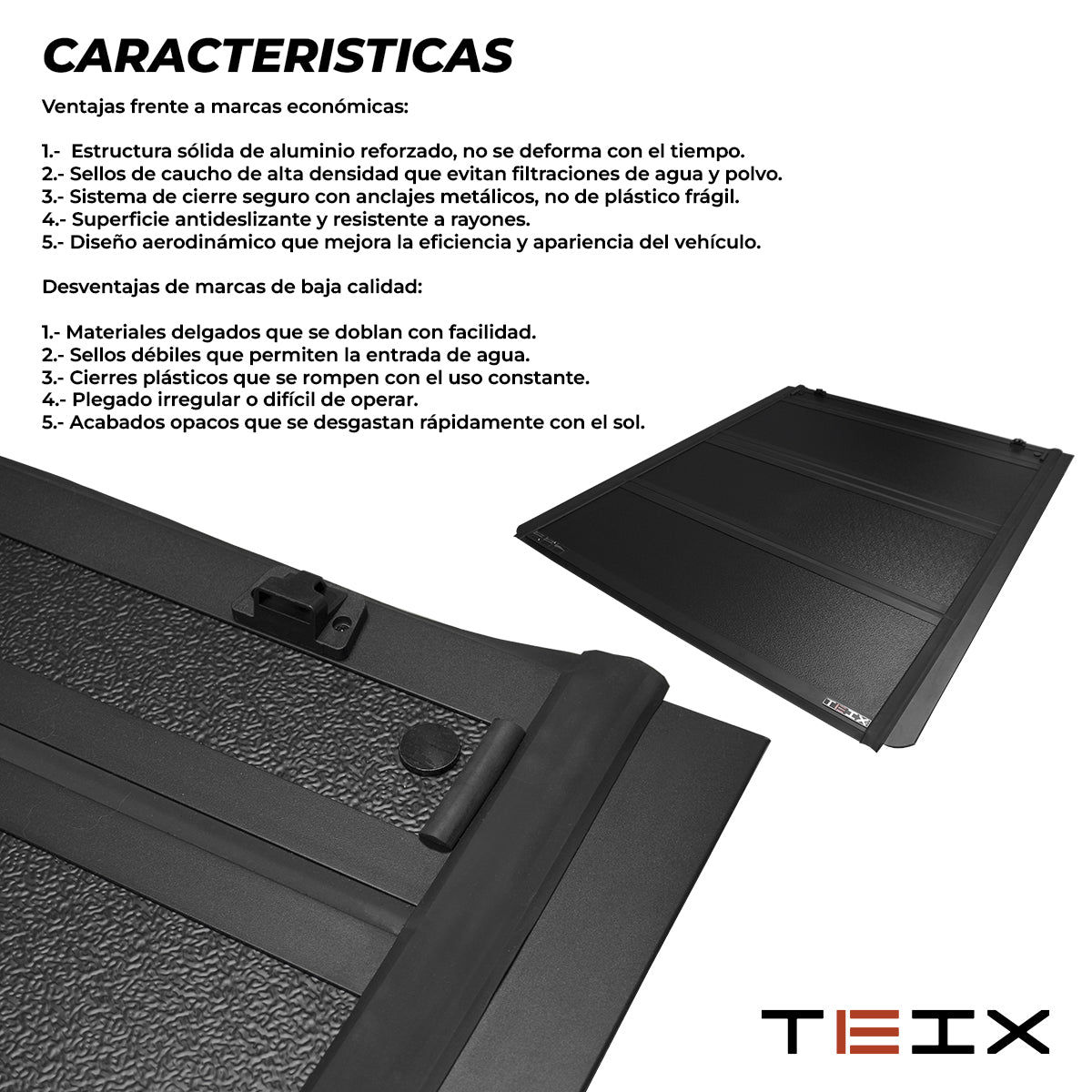 TAPA FLEXI4 FOLD TEIX MAZDA BT50 2024/2025+