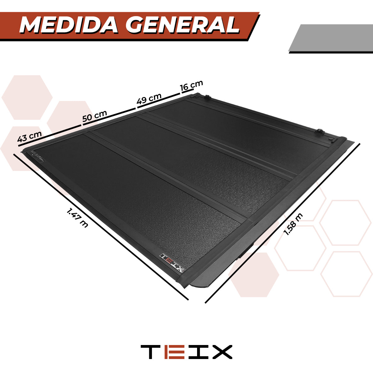 TAPA FLEXI4 FOLD JEEP GLADIATOR 5FT 2019/2024+