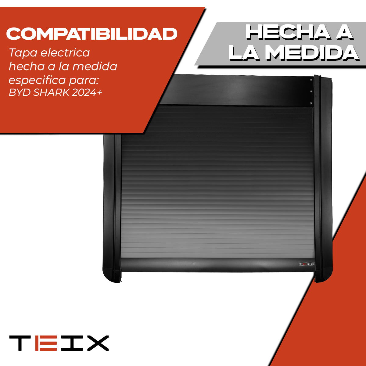 TAPA ELECTRICA POWER-X BYD SHARK 2024+