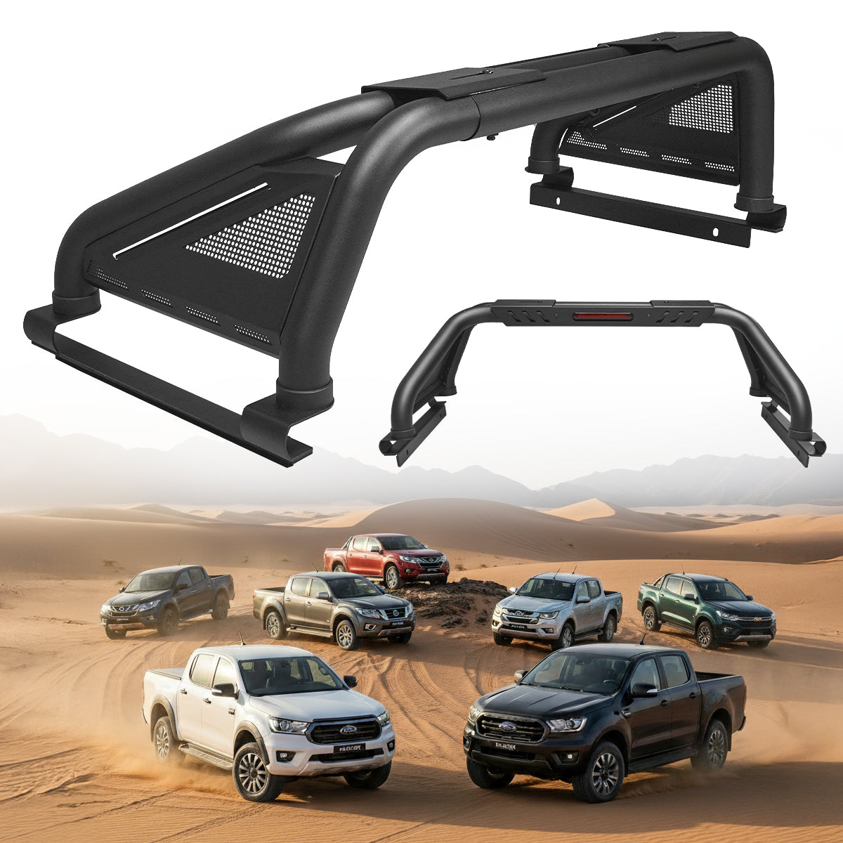 ROLL BAR TEIX XR NP300 HILUX RANGER L200