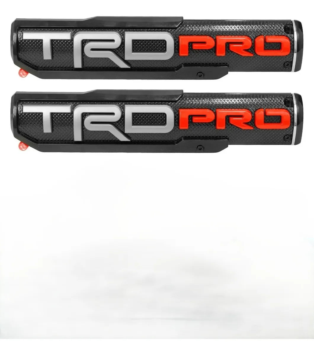 EMBLEMA PARA TOYOTA TRD PRO LOGO 2 PIEZAS