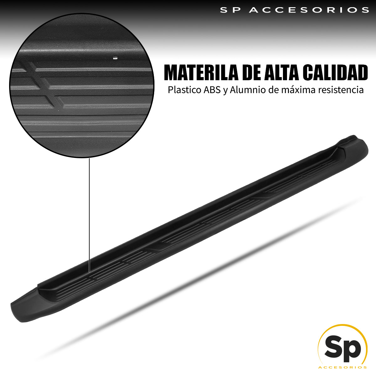 ESTRIBOS LATERALES TIPO OEM PARA TOYOTA HILUX 2016-2023 DOBLE CABINA