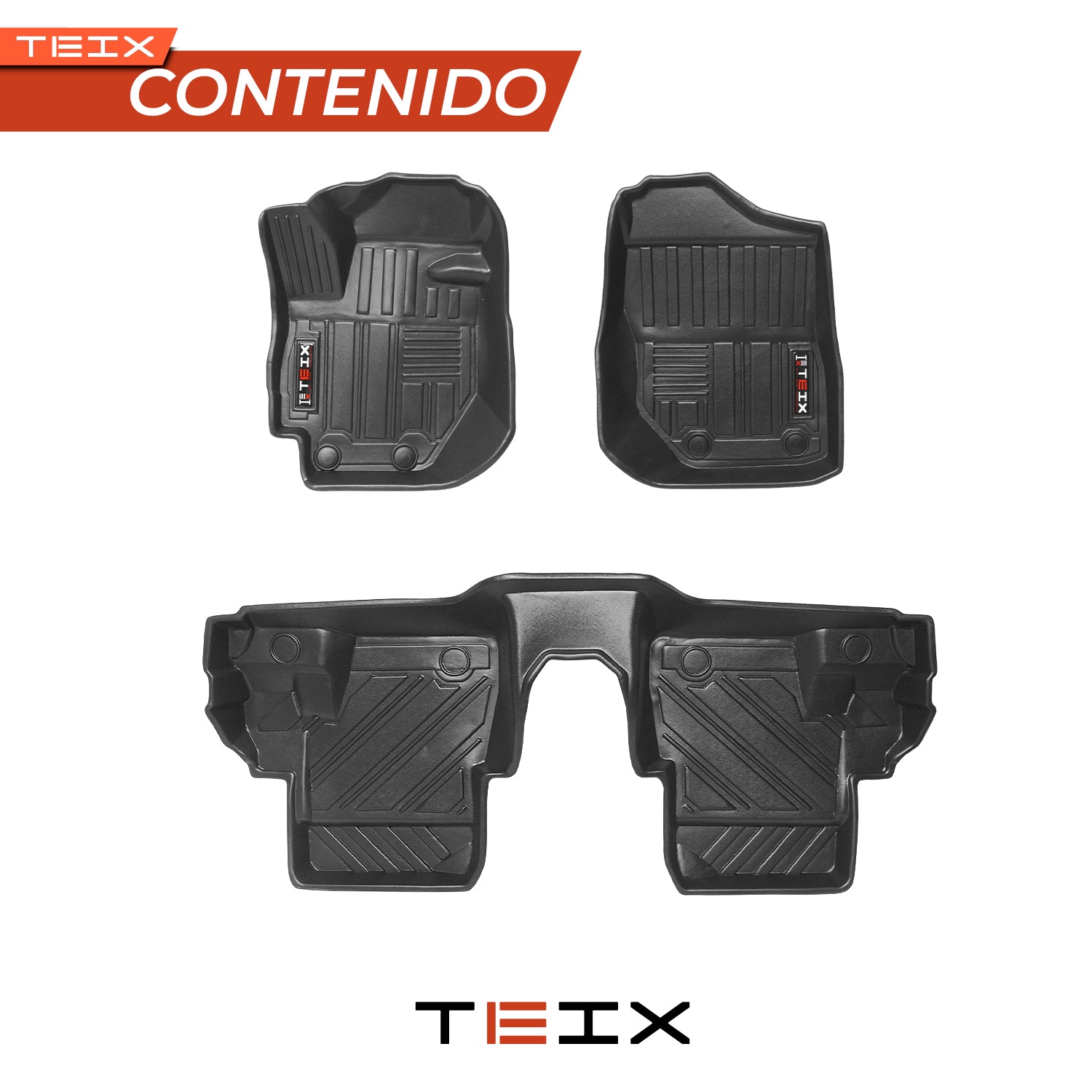 yukitty TAPETES DELANTEROS Y TRASEROS ABS USO RUDO TEIX PARA SUZUKI JIMNY