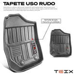 TAPETES  DELANTEROS Y TRASEROS  ABS USO RUDO TEIX PARA SUZUKI JIMNY 2019 - 2023 AUTOMATICO
