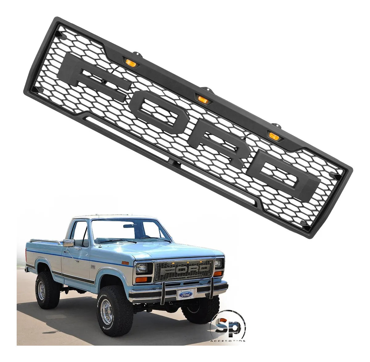 PARRILLA DELANTERA PARA FORD LOBO F-150 1980 - 1986