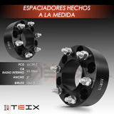 KIT ESPACIADORES 2"  6/139 LLANTA CB 93.1MM 12X1.5