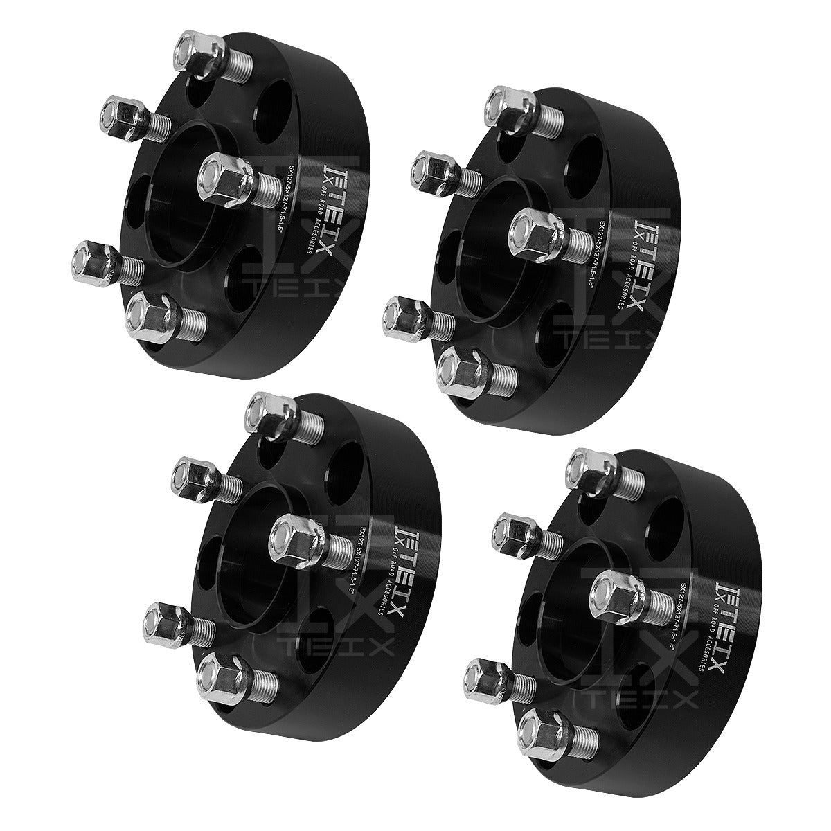 KIT ESPACIADORES 1.5"  5/127 LLANTA CB 71.5 14X1.5 PARA JEEP GRAND CHEROKEE 2010-2024/ JEEP WANGLER JL 2019-2024/ JEEP GLADIATOR JT 2019-2024/ DODGE DURANGO 2019-2024