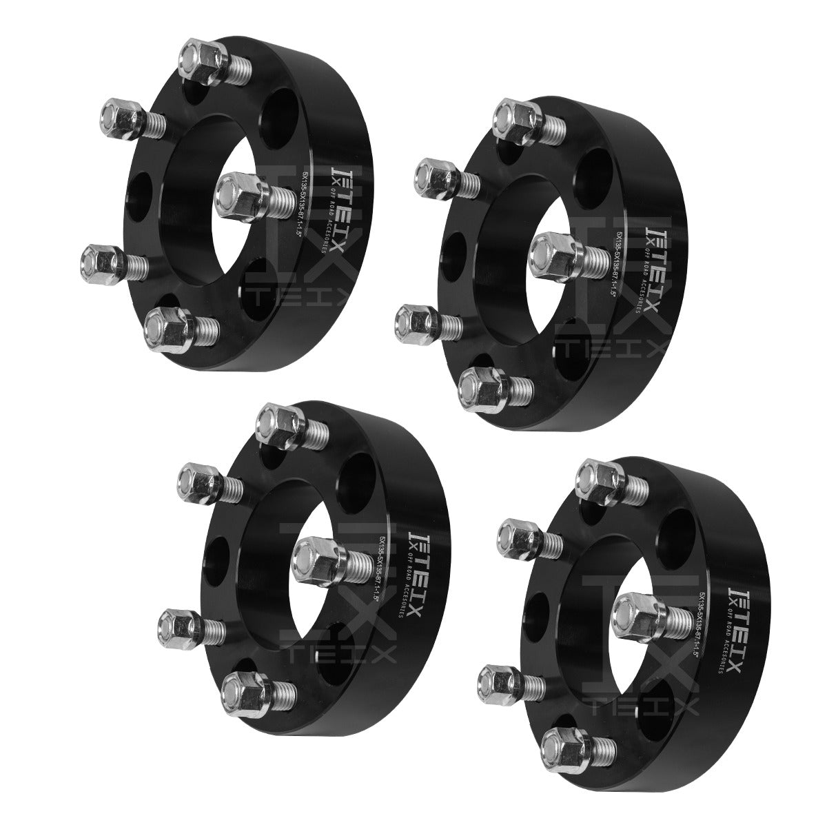 KIT ESPACIADORES 1.5" PARA FORD LOBO F-150 1997 - 2004 5X135 LLANTA CB87.1 14X2