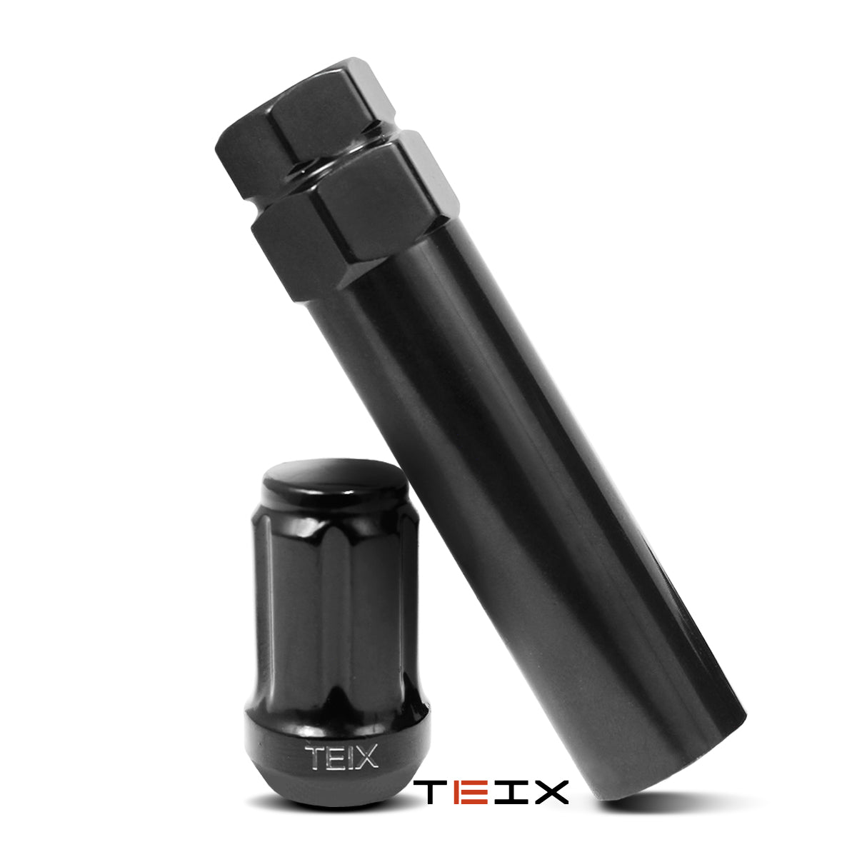 TUERCAS BIRLOS 12X1.5 24PZ SEGURIDAD TEIX OFF ROAD NEGROS