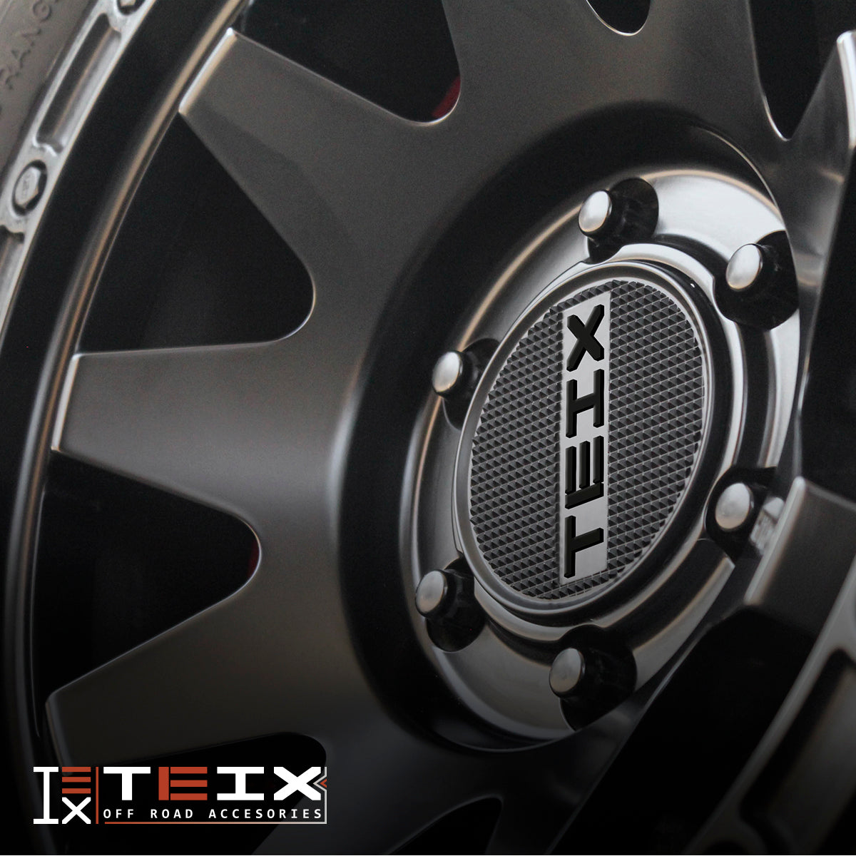 TUERCAS BIRLOS 12X1.5 24PZ SEGURIDAD TEIX OFF ROAD NEGROS