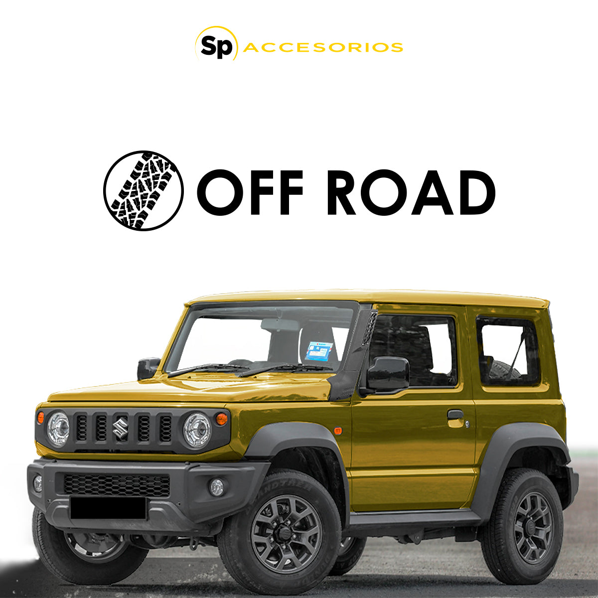 SNORKEL OFF ROAD 4x4 SUZUKI JIMNY 2019+ 3 Y 5 PUERTAS SIN PERFORAR NI CORTAR