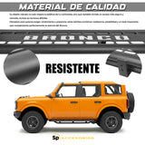 ESTRIBOS ROCKSLIDER FIJOS PARA FORD BRONCO 2021 - 2024 4 PUERTAS
