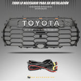 PARRILLA FRONTAL TRD CON BARRA LED PARA TOYOTA TUNDRA 2022 - 2023