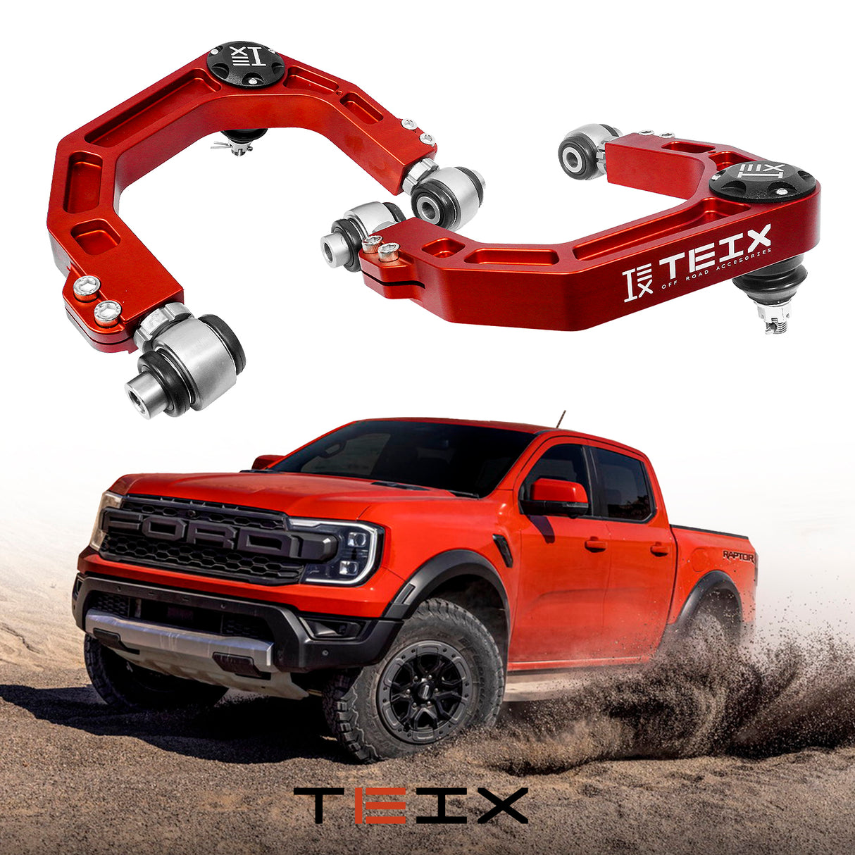 PAR DE HORQUILLAS TEIX T9 ROJAS/ FORD RANGER T9 2024 /2026