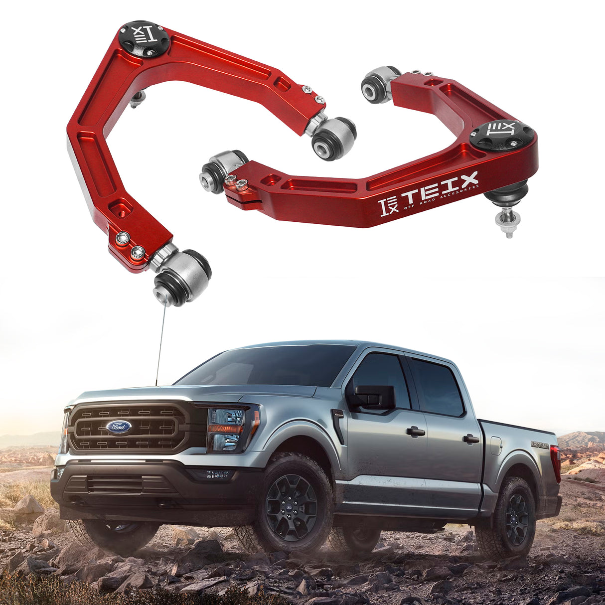 PAR DE HORQUILLAS TEIX ROJOS/ F150 RAPTOR 2015-2023