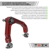 PAR DE HORQUILLAS DE CONTROL ROJAS/ GMC SIERAA 1500- CHEVY SILVERADO 1500 2019+